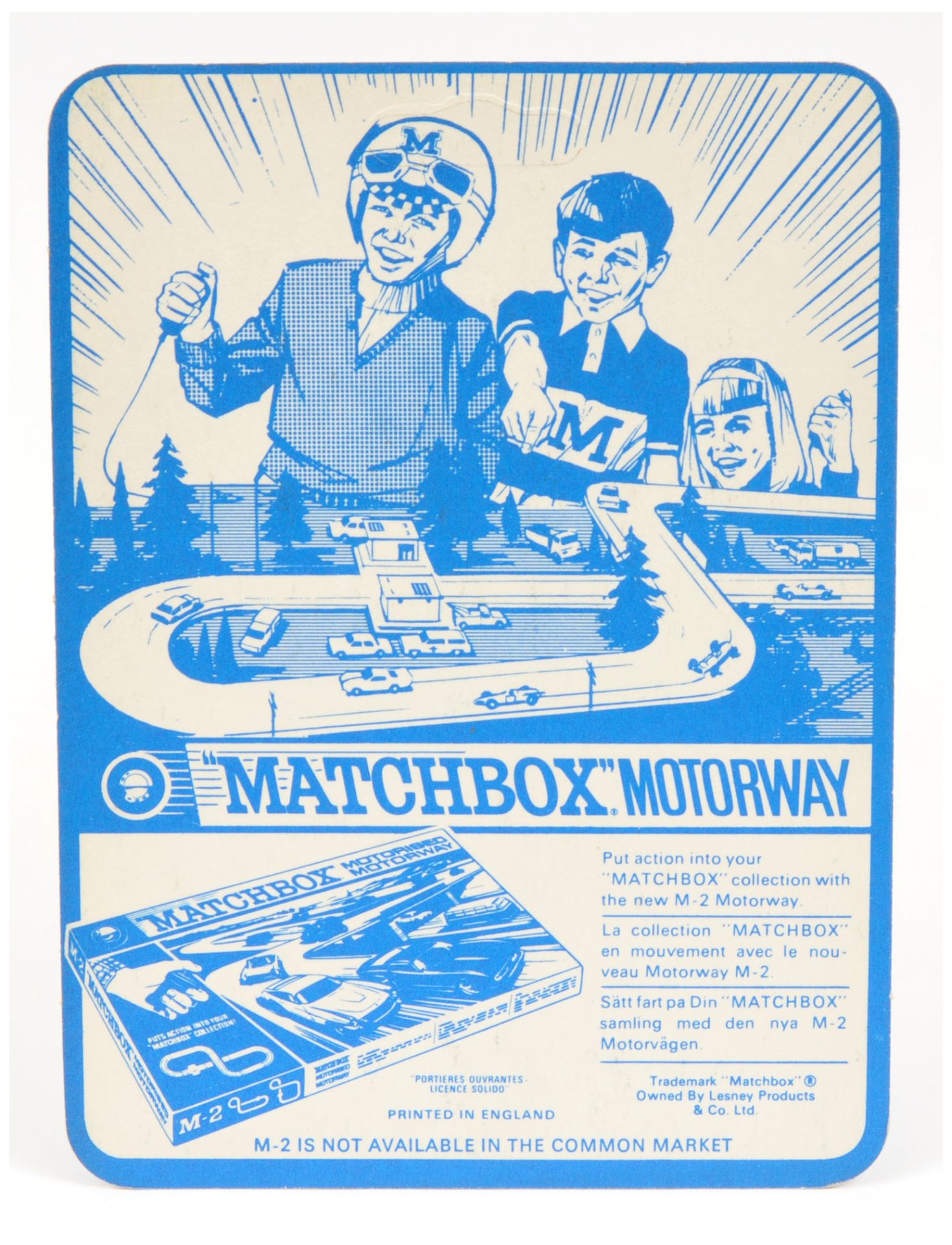 Matchbox Printers Sample North American Market Blister Pack Backing Card for 54b Cadillac Ambulance - Image 2 of 2