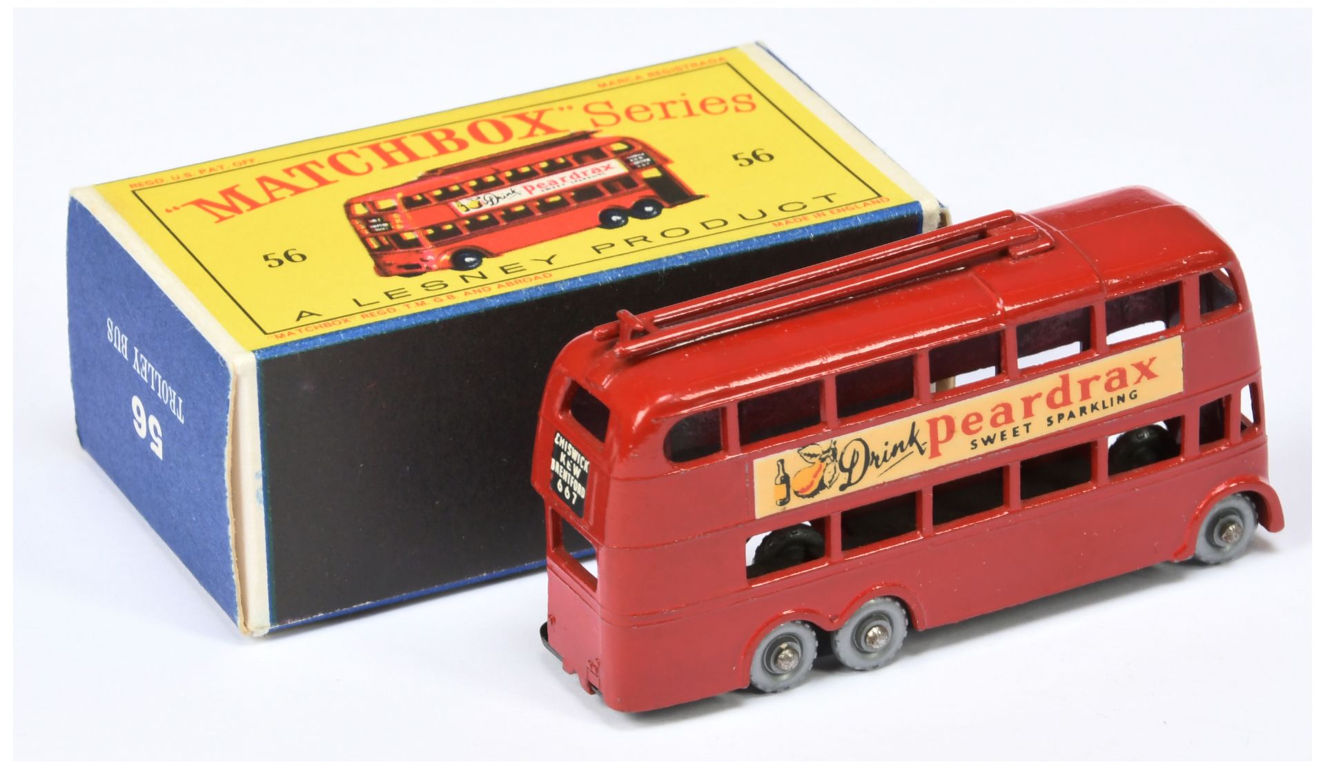 Matchbox Regular Wheels 56a London Trolleybus - Image 2 of 3