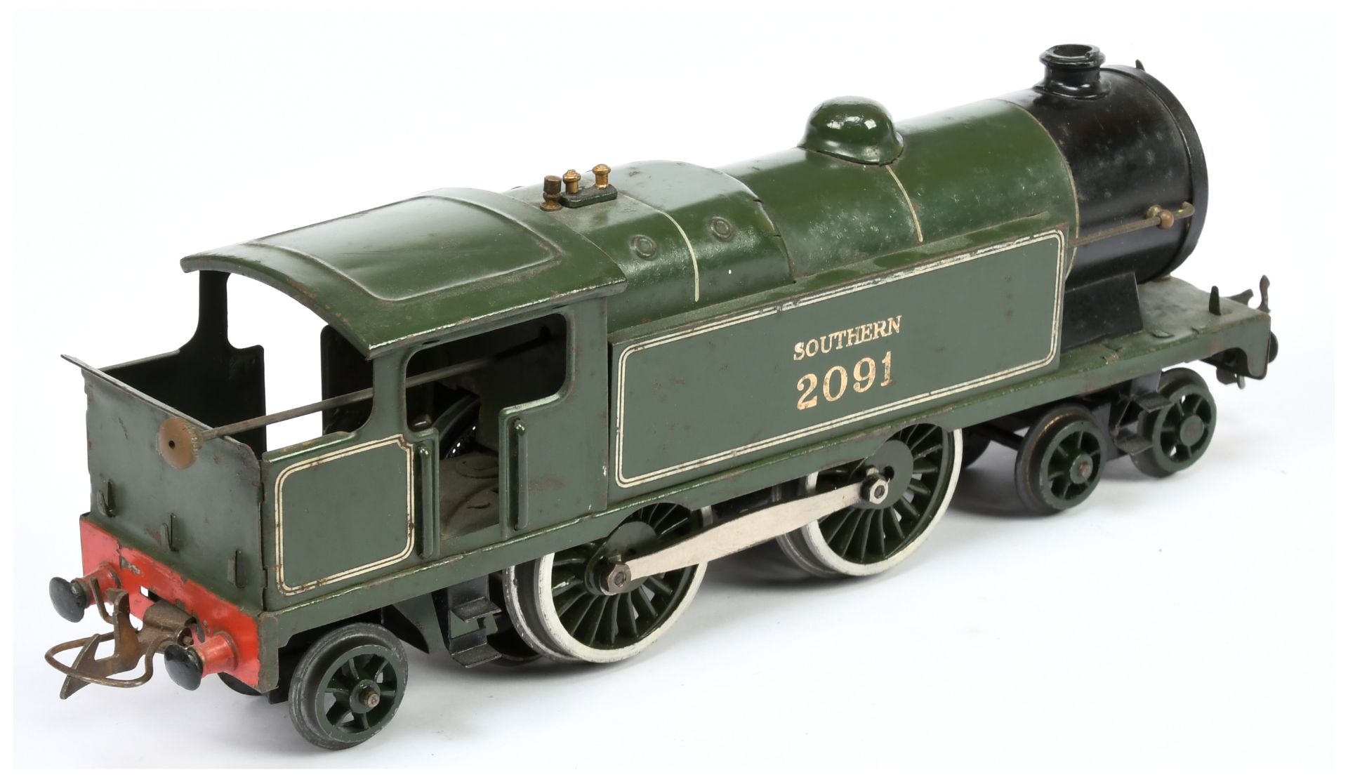 Hornby O Gauge E220 Special 4-4-2 Southern Green 2091 Tank  - Image 2 of 2