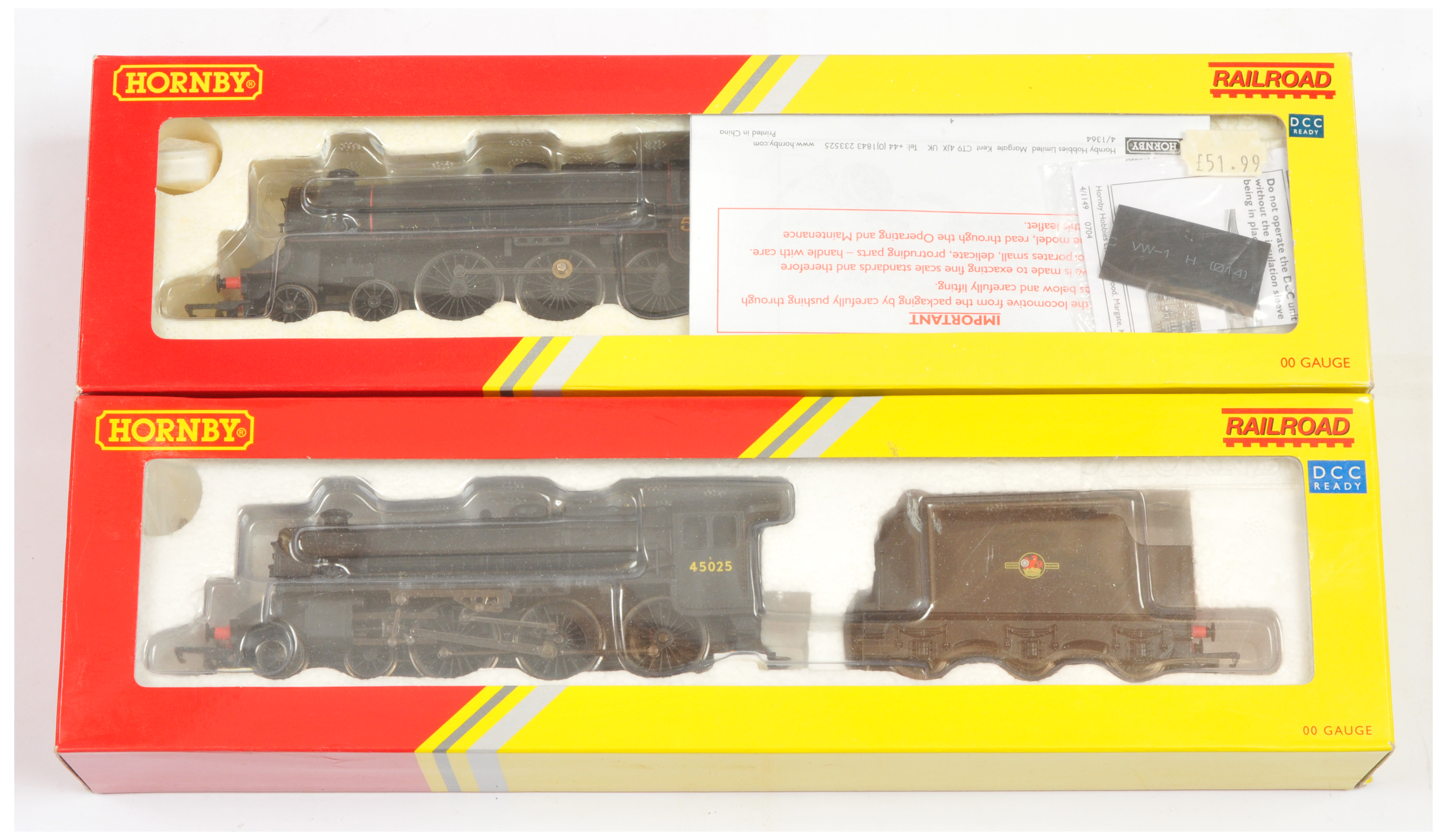 Hornby (China) Railroad a pair of Steam Locomotives comprising of 
