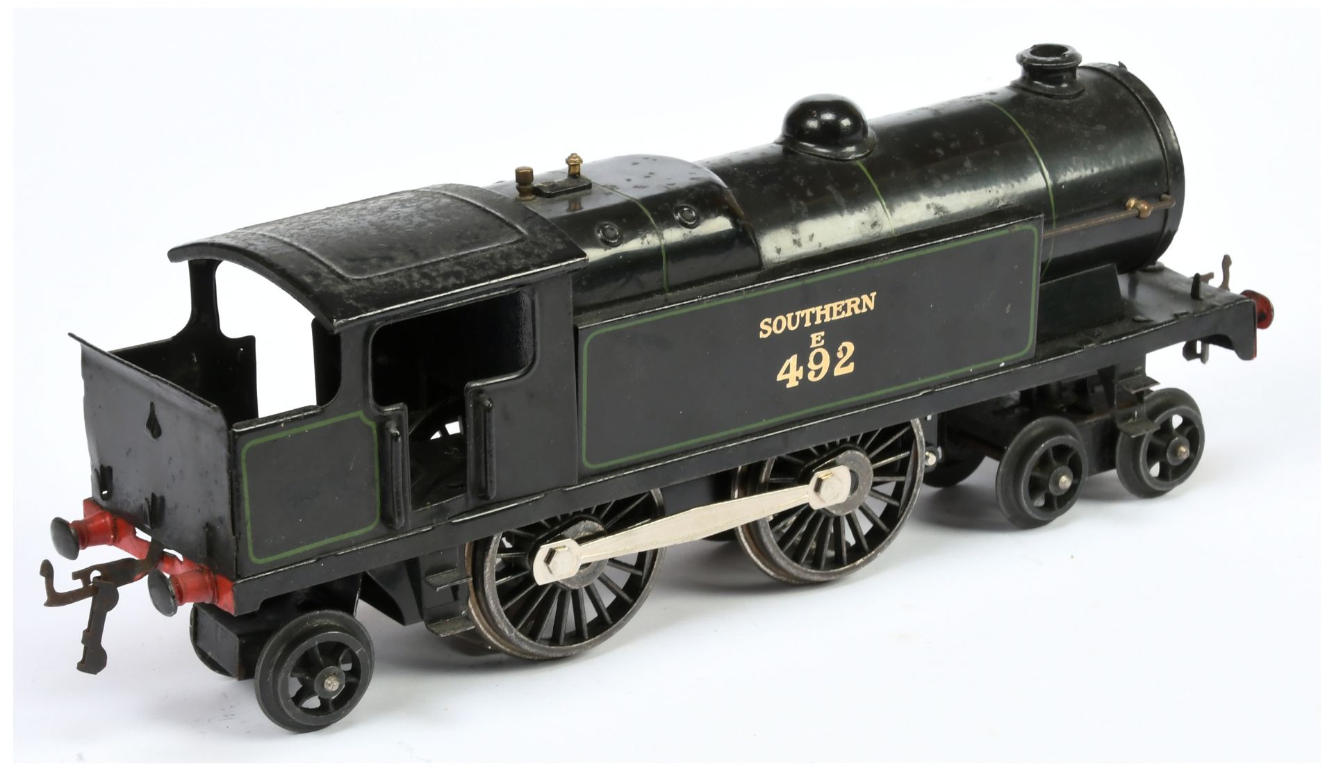 Hornby O Gauge No.2 Special 4-4-2 Southern Black E492 Tank Loco - Bild 2 aus 2