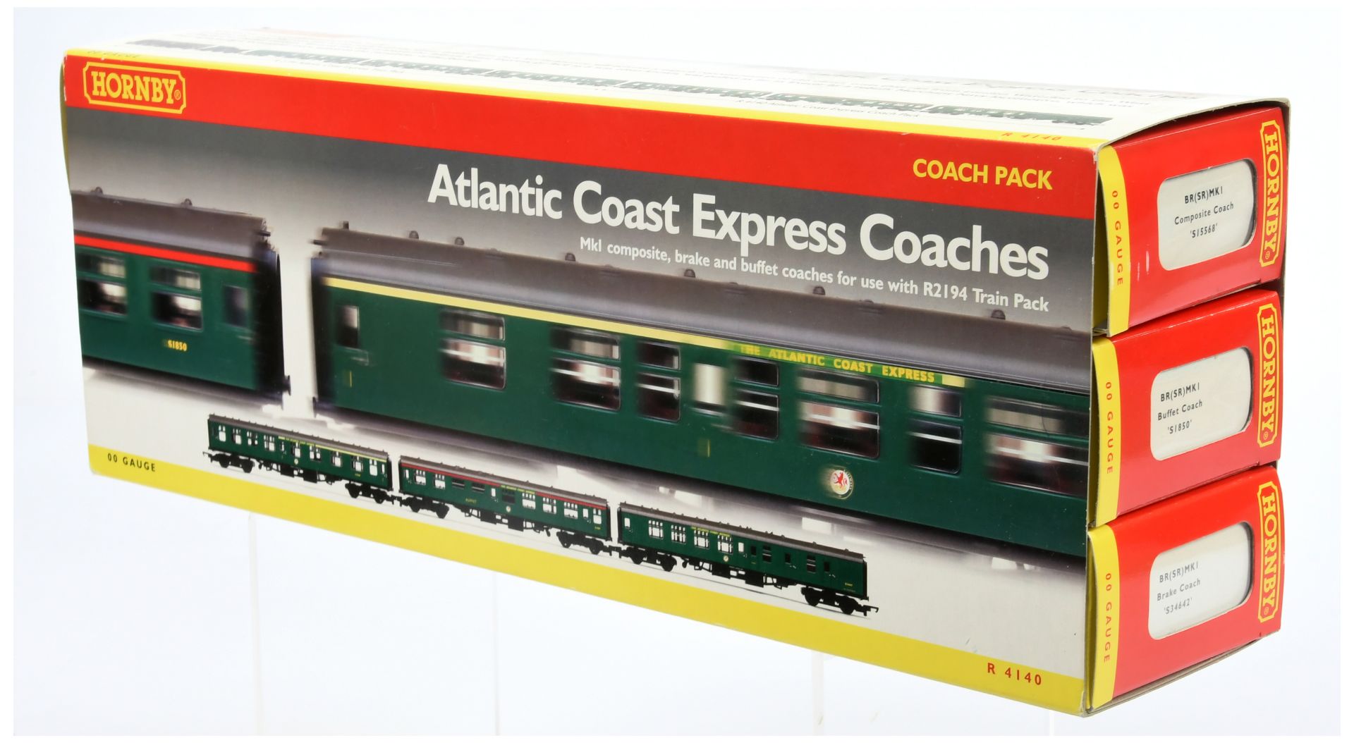Hornby (China) R4140 "Atlantic Coast Express" Coach Pack