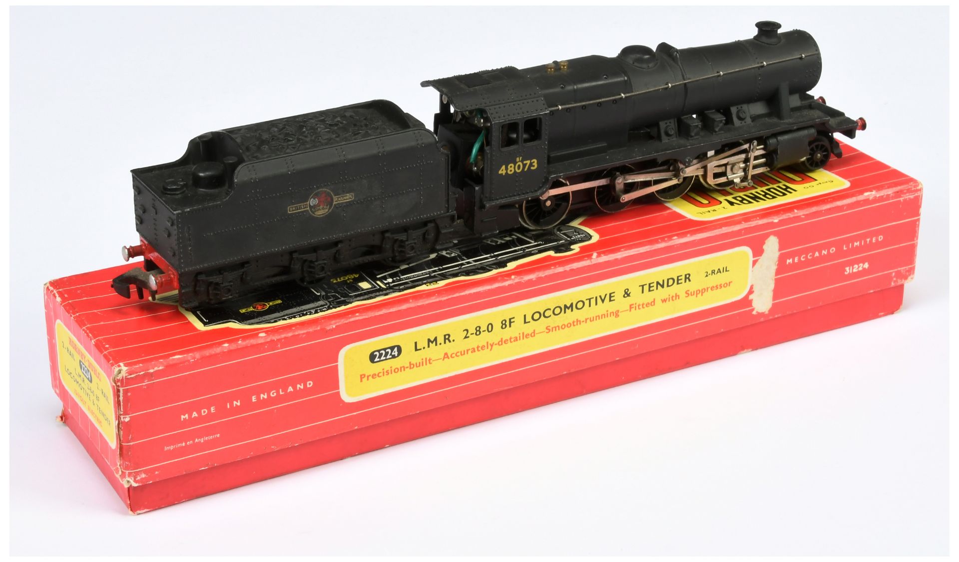 Hornby Dublo 2-rail 2224 2-8-0 BR black 8F Class No.48073 - Bild 2 aus 2