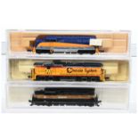 Life Like Trains N Gauge group of American Outline Diesel Locomotives comprising of