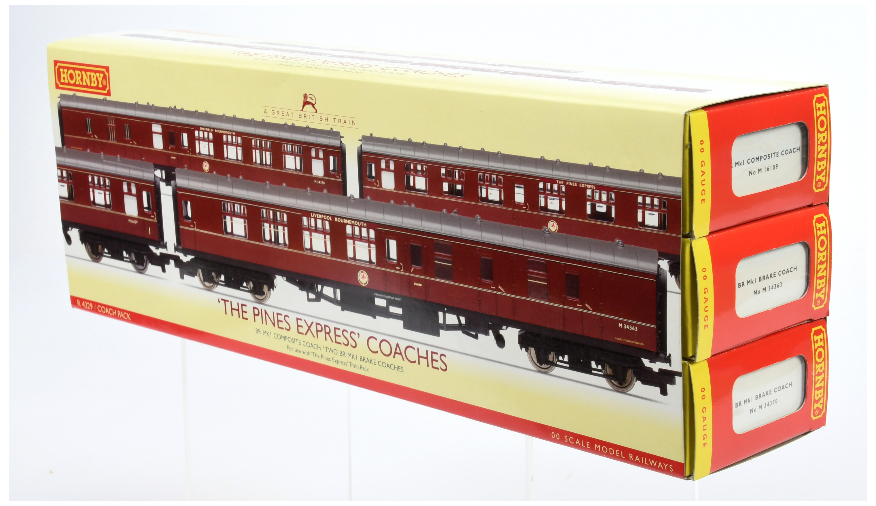 Hornby (China) R4229 "The Pines Express" Coach Pack