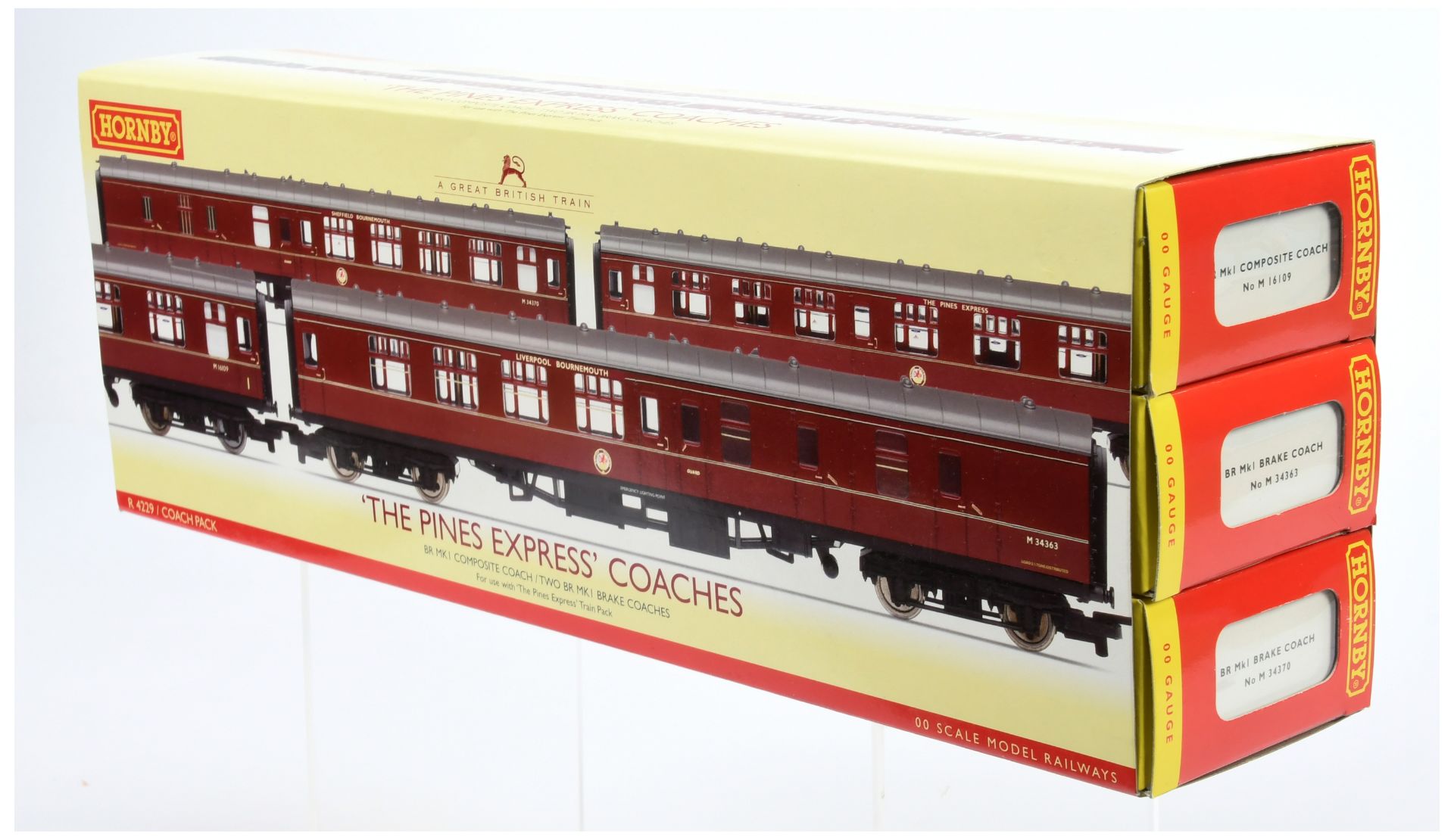 Hornby (China) R4229 "The Pines Express" Coach Pack