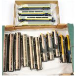 Hornby an unboxed group of HST's and Coaches to include