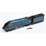 Hornby Dublo Clockwork pre-war DL1 4-6-2 LNER blue A4 Class Loco No.4498 "Sir Nigel Gresley" comp...