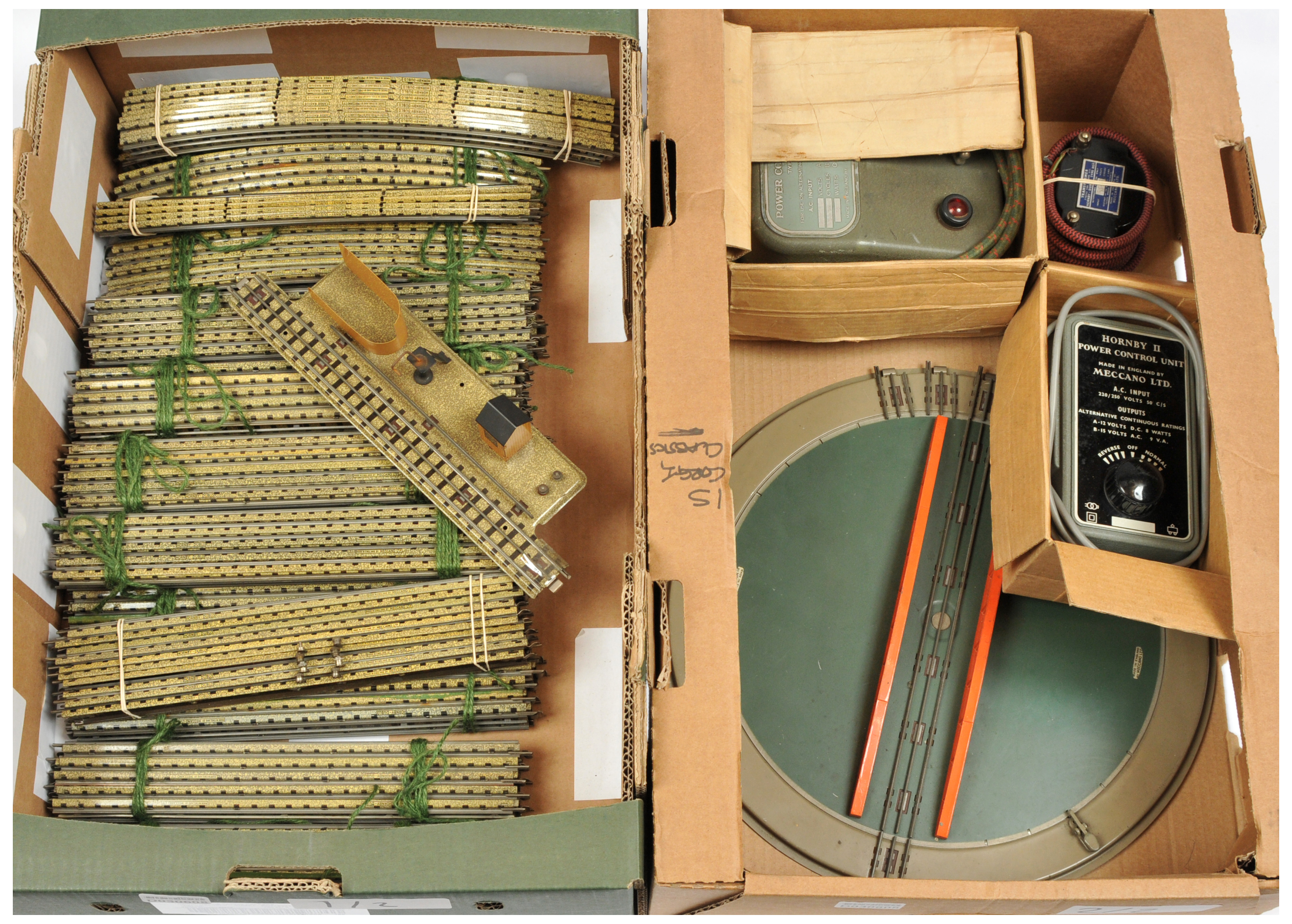 Hornby Dublo a qty of 3-rail Track and Controllers to include