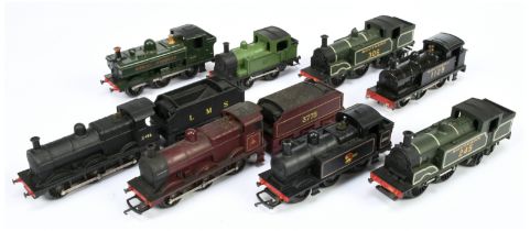 Hornby, Triang & Similar an unboxed group of Steam Locomotives to include
