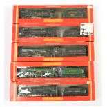 Hornby (GB) a group of Steam Locomotives to include 