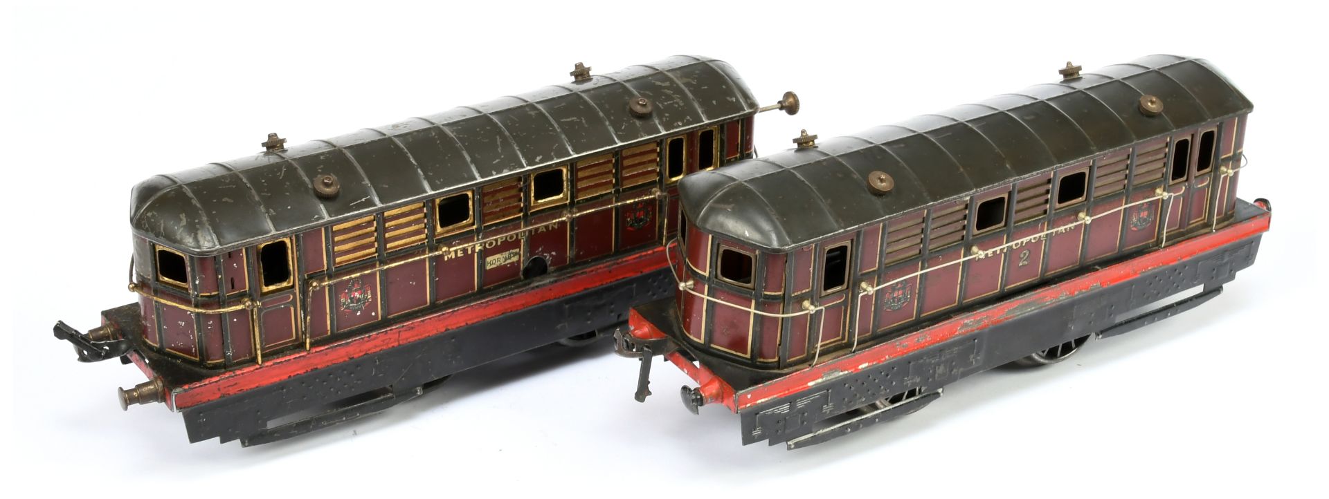 Hornby O Gauge Pair of 0-4-0 Metropolitan Loco's.