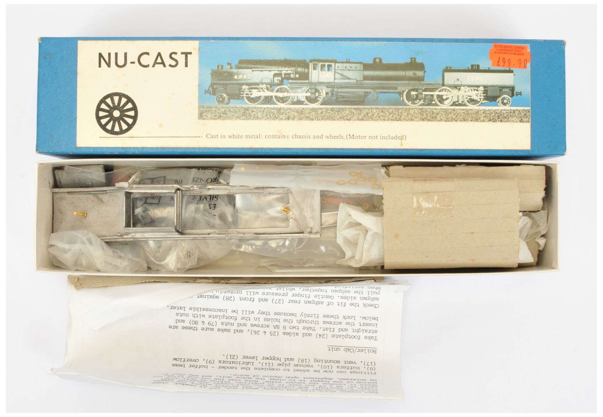Nu-Cast OO Gauge unmade Catalogue Ref MC 032 LMS Beyer-Garratt Locomotive Kit