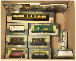 Wrenn a boxed group of Rolling Stock and other items to include