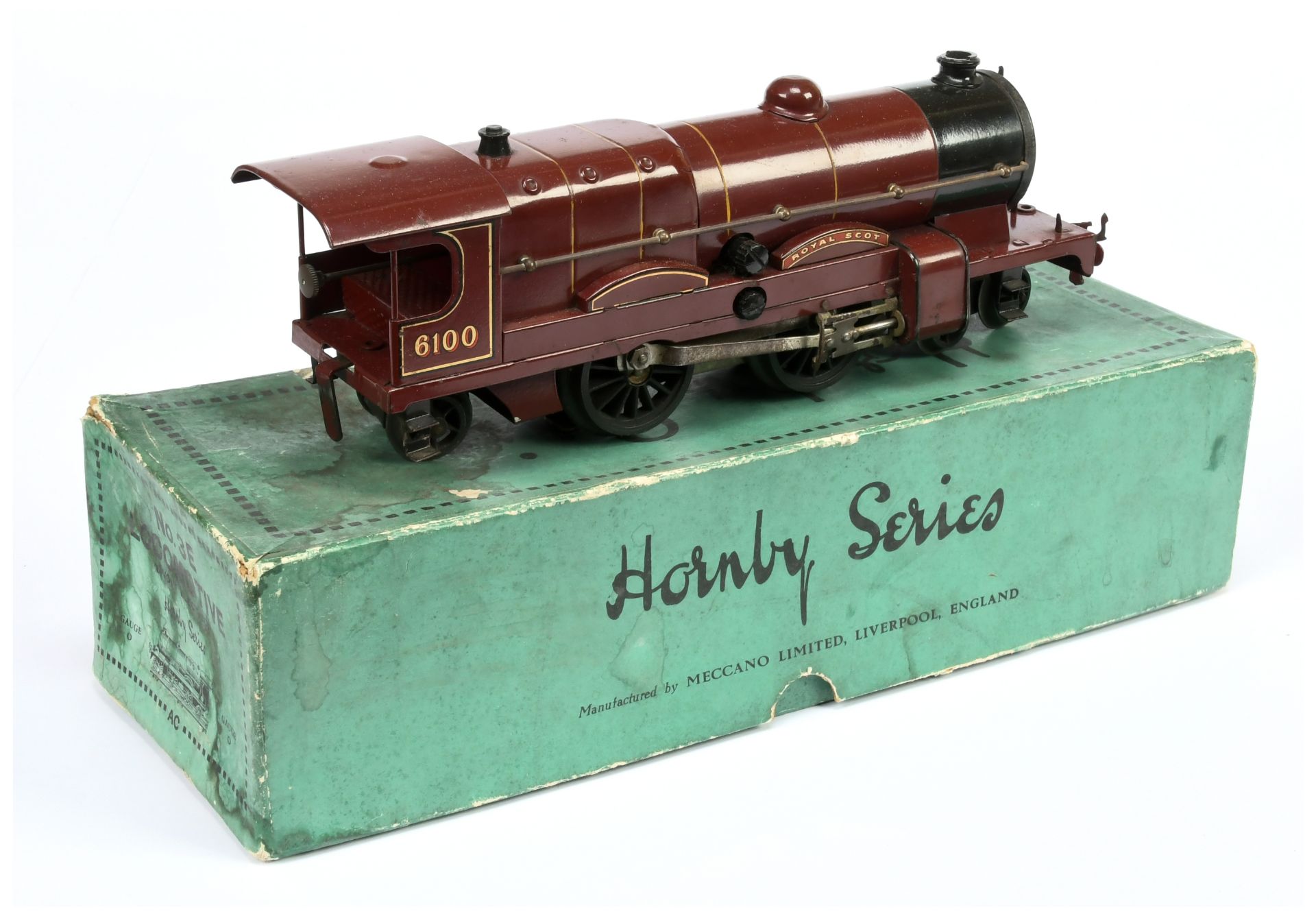 Hornby O Gauge No.3E 4-4-2 LMS Maroon Royal Scot 6100 Electric - Bild 2 aus 2