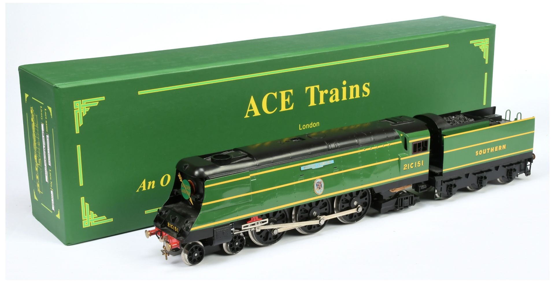 Ace Trains O Gauge 4-6-2 SR Green 21C151 Winston Churchill Bullied Pacific