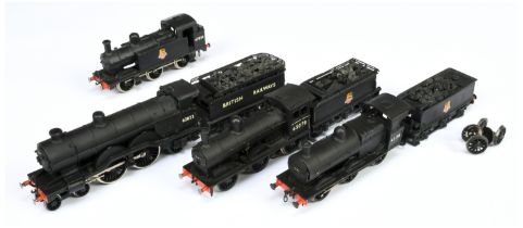An unboxed group of Kitbuilt BR Steam Locomotives to include