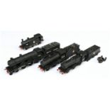 An unboxed group of Kitbuilt BR Steam Locomotives to include