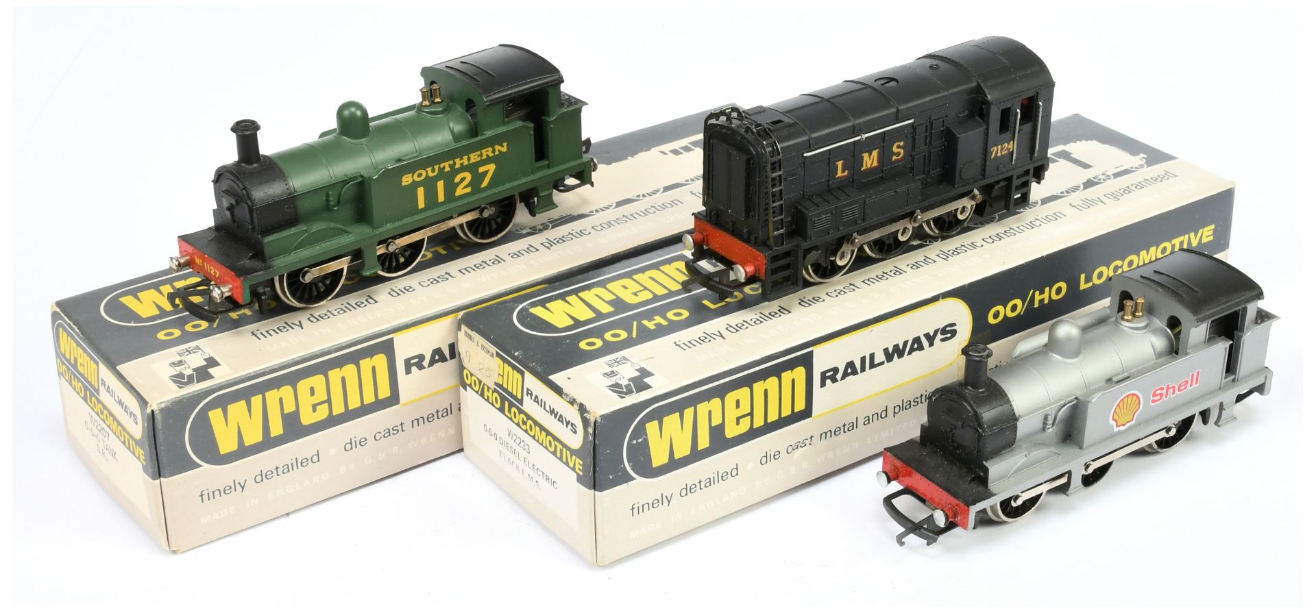 Wrenn a boxed and unboxed group of Steam and Diesel Locomotives comprising of 