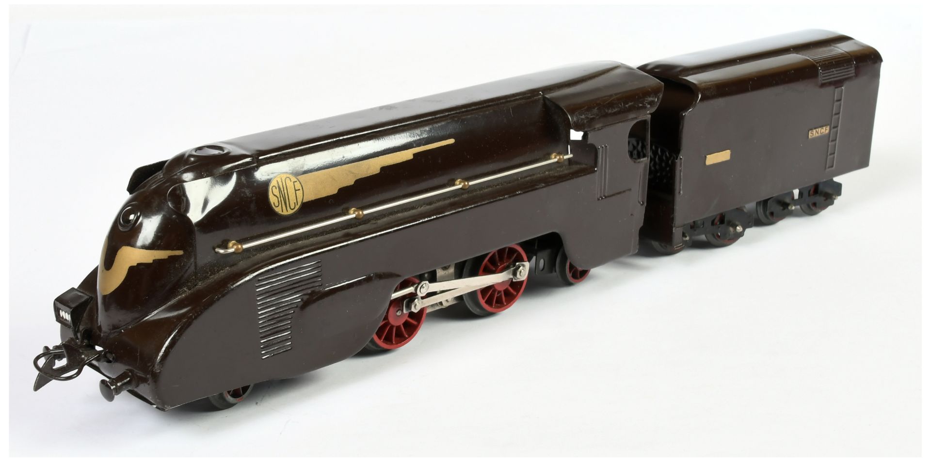 French Hornby O Gauge 4-4-2 SNCF Brown "Etoile Du Nord" 3-rail 