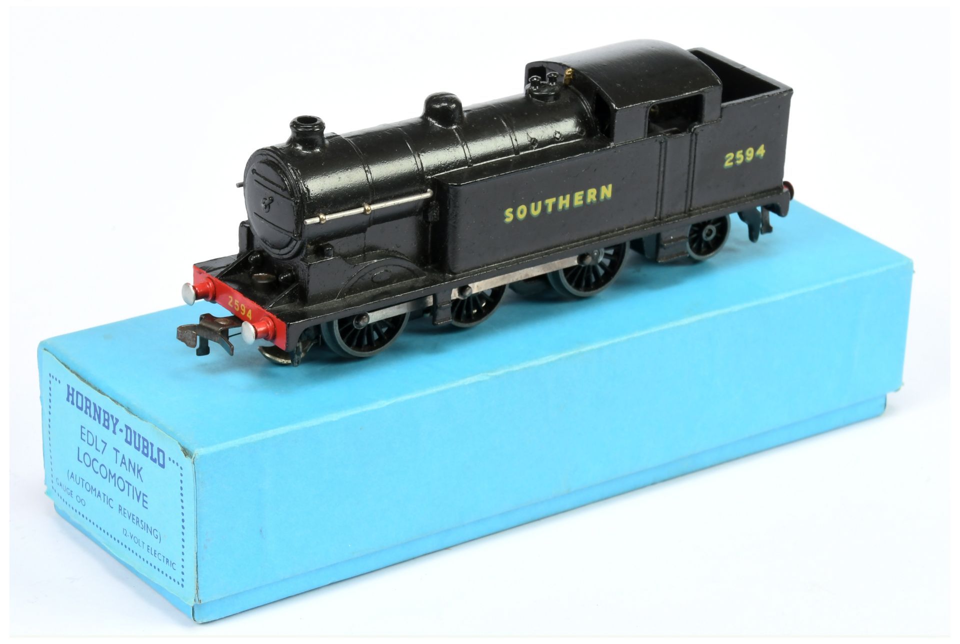 Hornby Dublo 3-rail "Mortimer Models" (Limited Edition) 0-6-2 SR Black Tank Loco No.2594 complete...