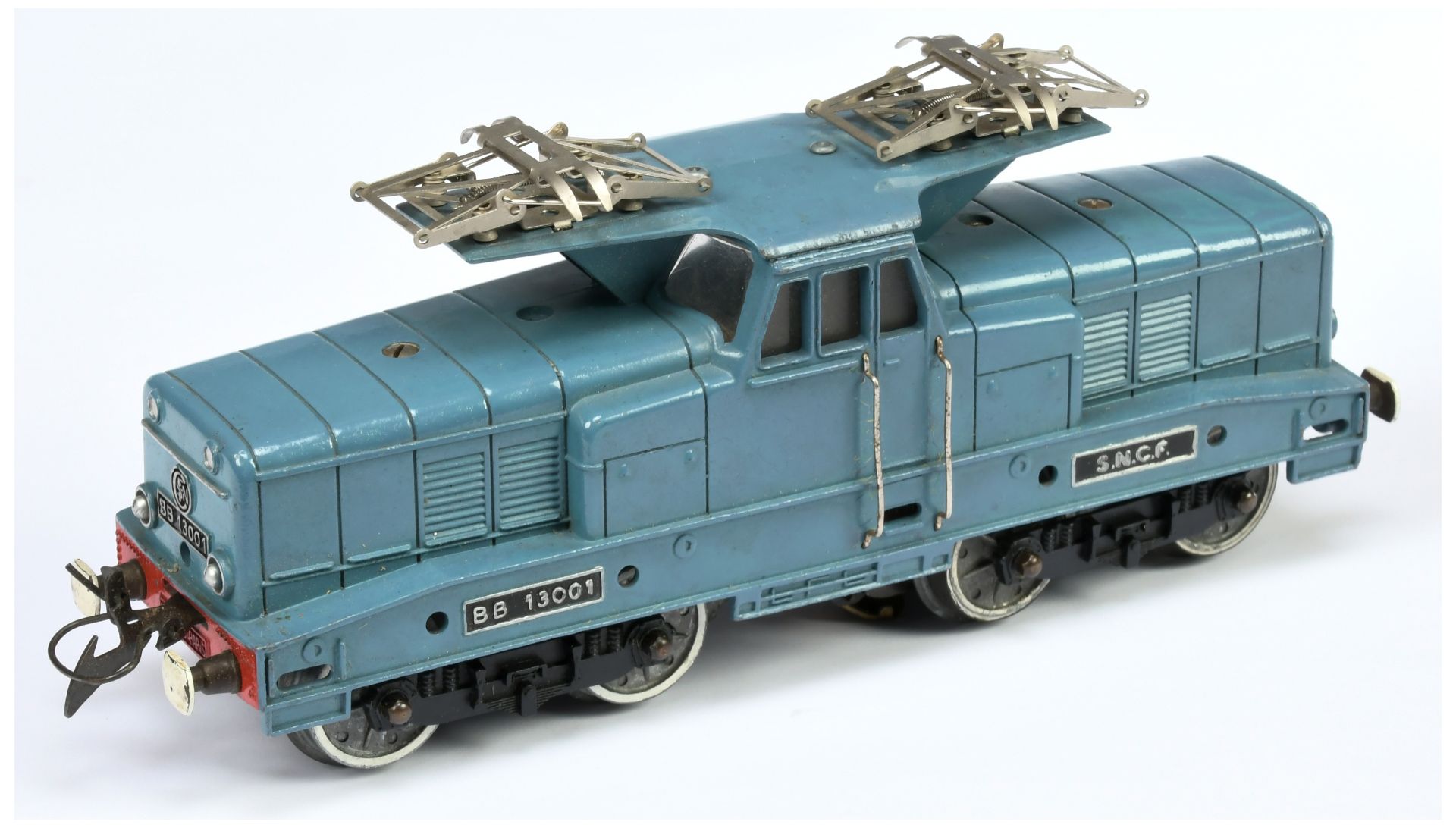 French Hornby O Gauge TZB Overhead Electric Locomotive SNCF Blue - Image 2 of 2