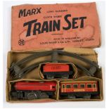 Marx Toys Clockwork Tinplate Trains Set