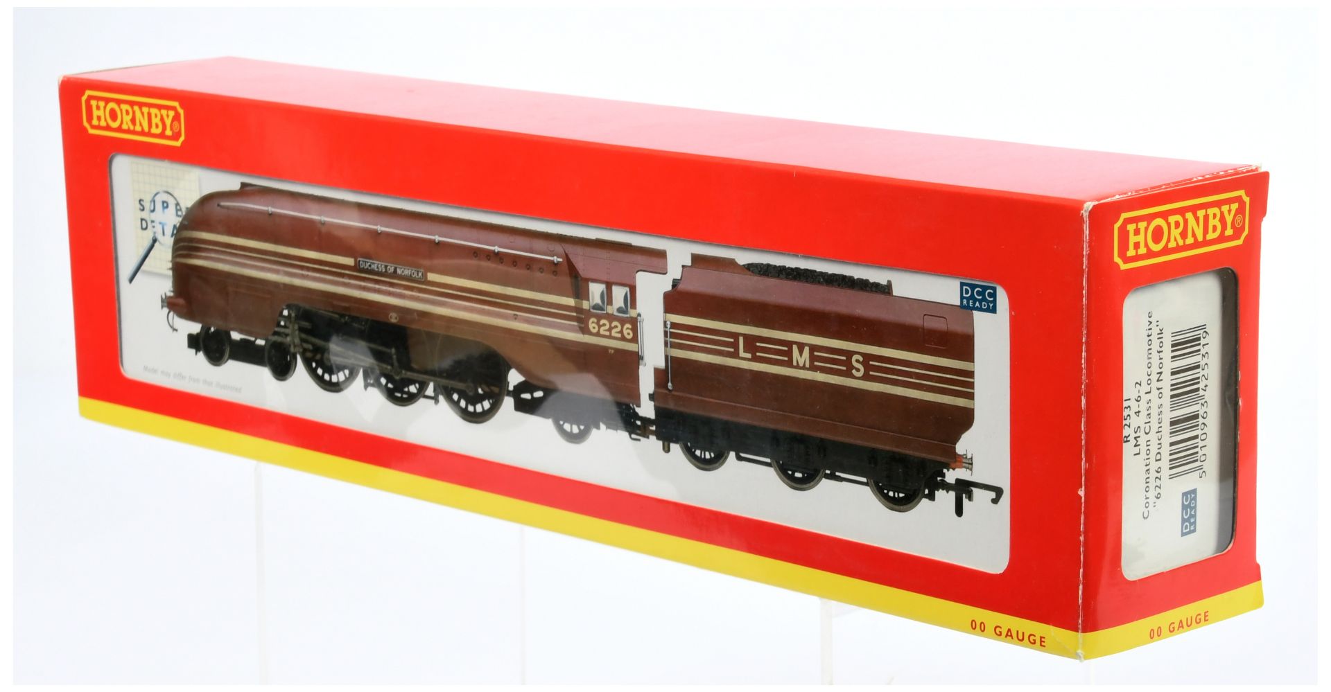 Hornby (China) R2531 4-6-2 Streamlined Coronation Class Loco & Tender 'Duchess of Norfolk' No.6226