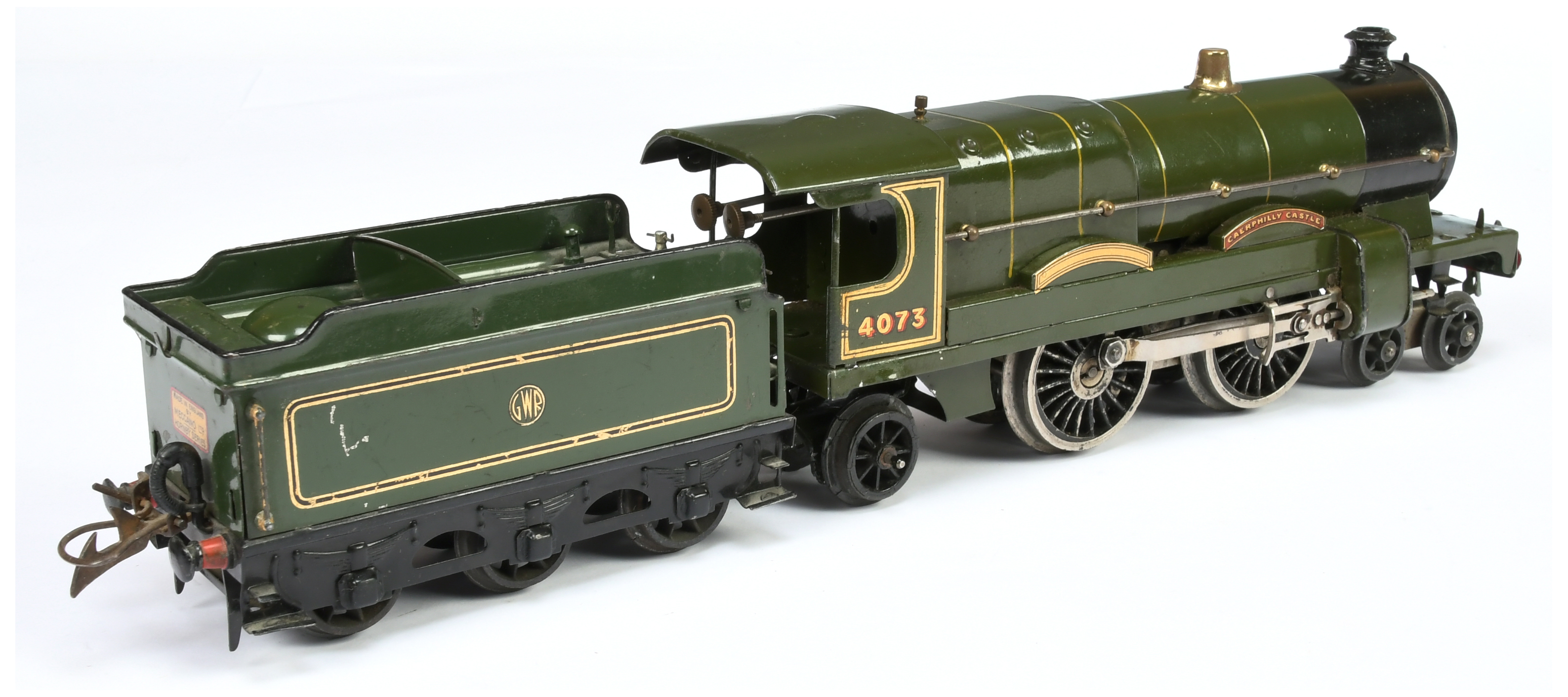 Hornby O Gauge No.3C 4-4-2 GWR Green "Caerphilly Castle" No.4073 - Image 2 of 2