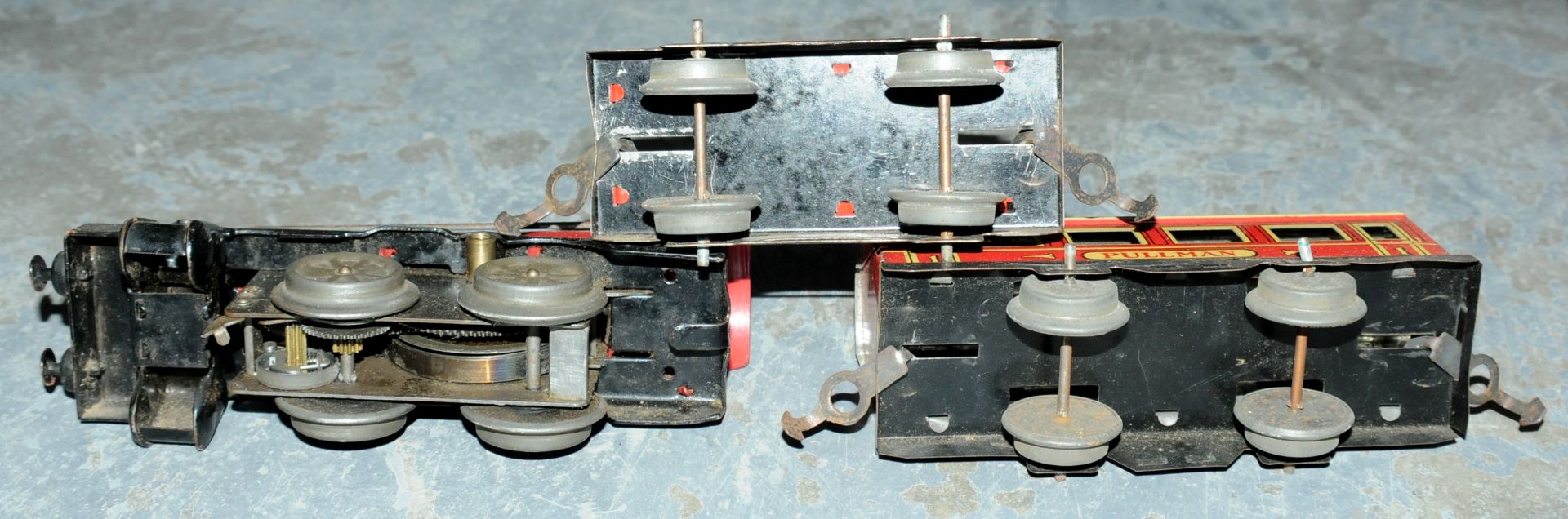 Marx Toys Clockwork Tinplate Trains Set - Image 6 of 6