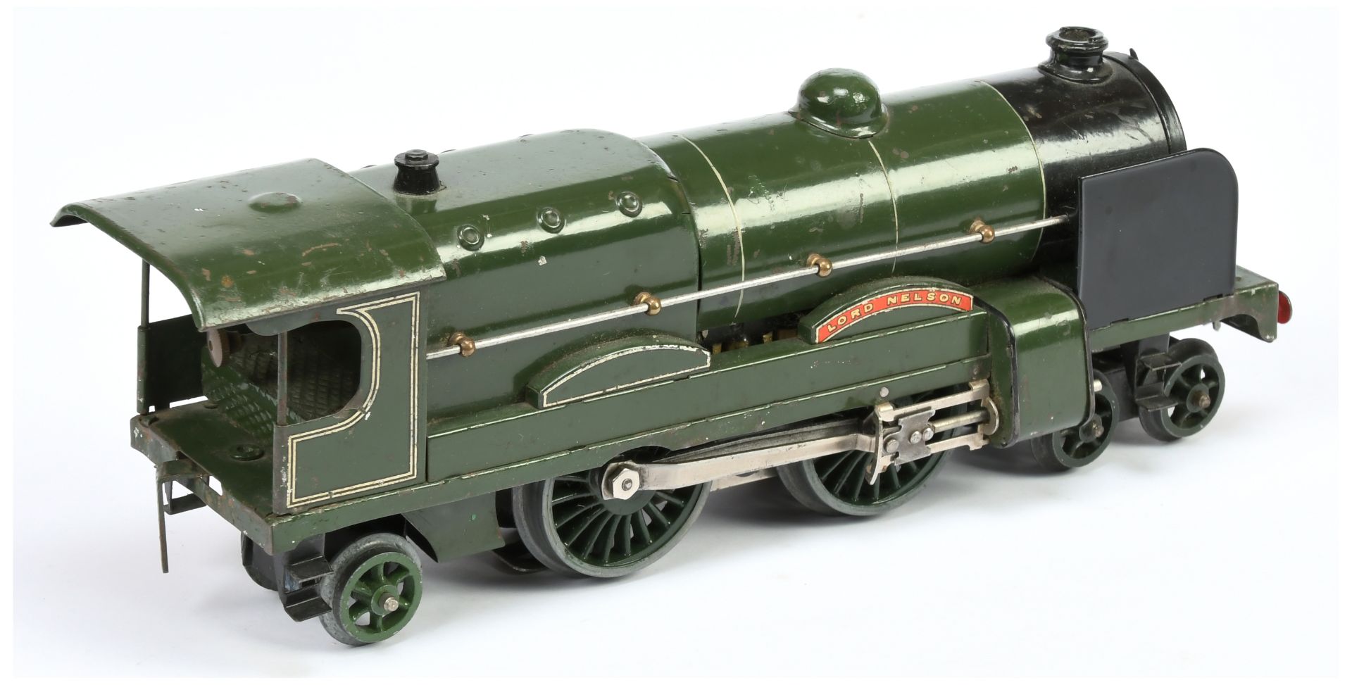 Hornby O E320 4-4-2 Loco & Tender Southern Green "Lord Nelson" - Image 2 of 4