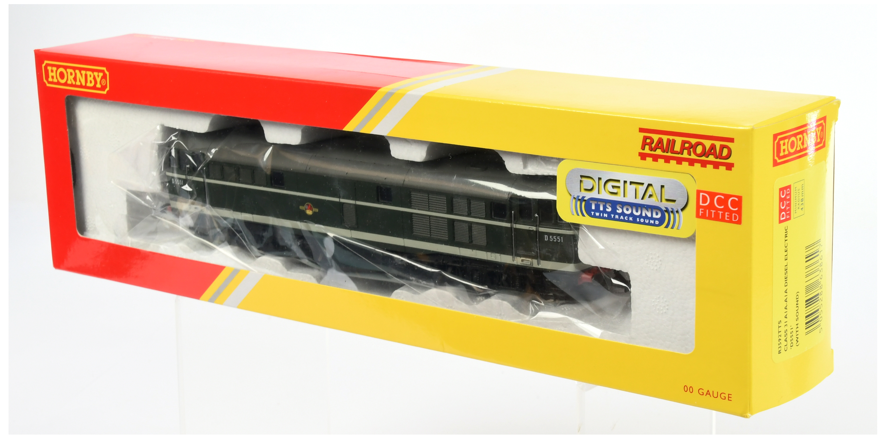Hornby (China) Railroad R3592TTS BR Class 31 AIA-AIA Diesel Locomotive "D5551" with sound on board