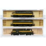 Life Like Trains N Gauge group of American Outline Diesel Locomotives comprising of