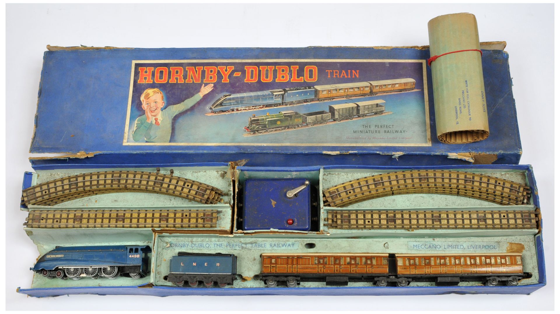 Hornby Dublo 3-rail EDP1 Pre-War LNER Passenger Train Set 