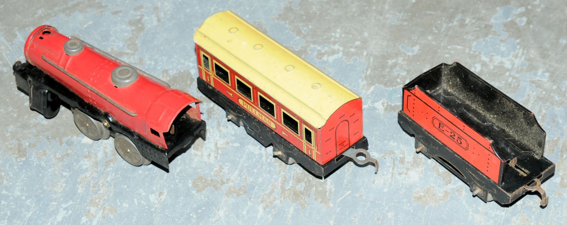 Marx Toys Clockwork Tinplate Trains Set - Image 5 of 6