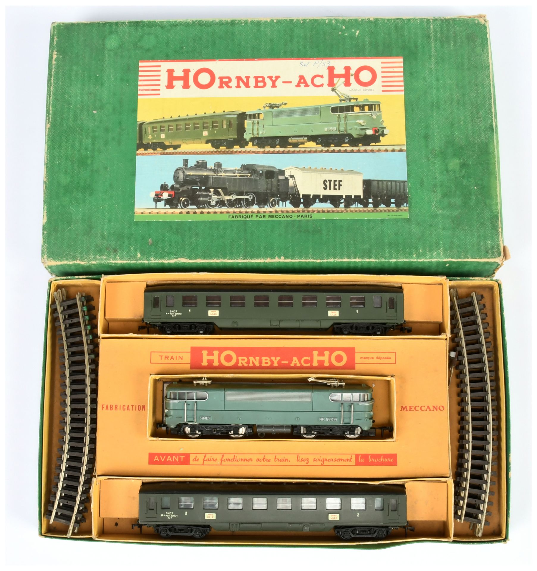 Hornby Acho Ho SNCF Passenger Train Set.