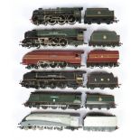 Hornby (GB) an unboxed group of Steam Locomotives to include