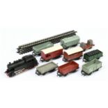 Triang & Similar an unboxed group comprising of Locomotive, Rolling stock and Track