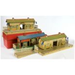 Hornby O Gauge 2x No.2E & 3 Stations.