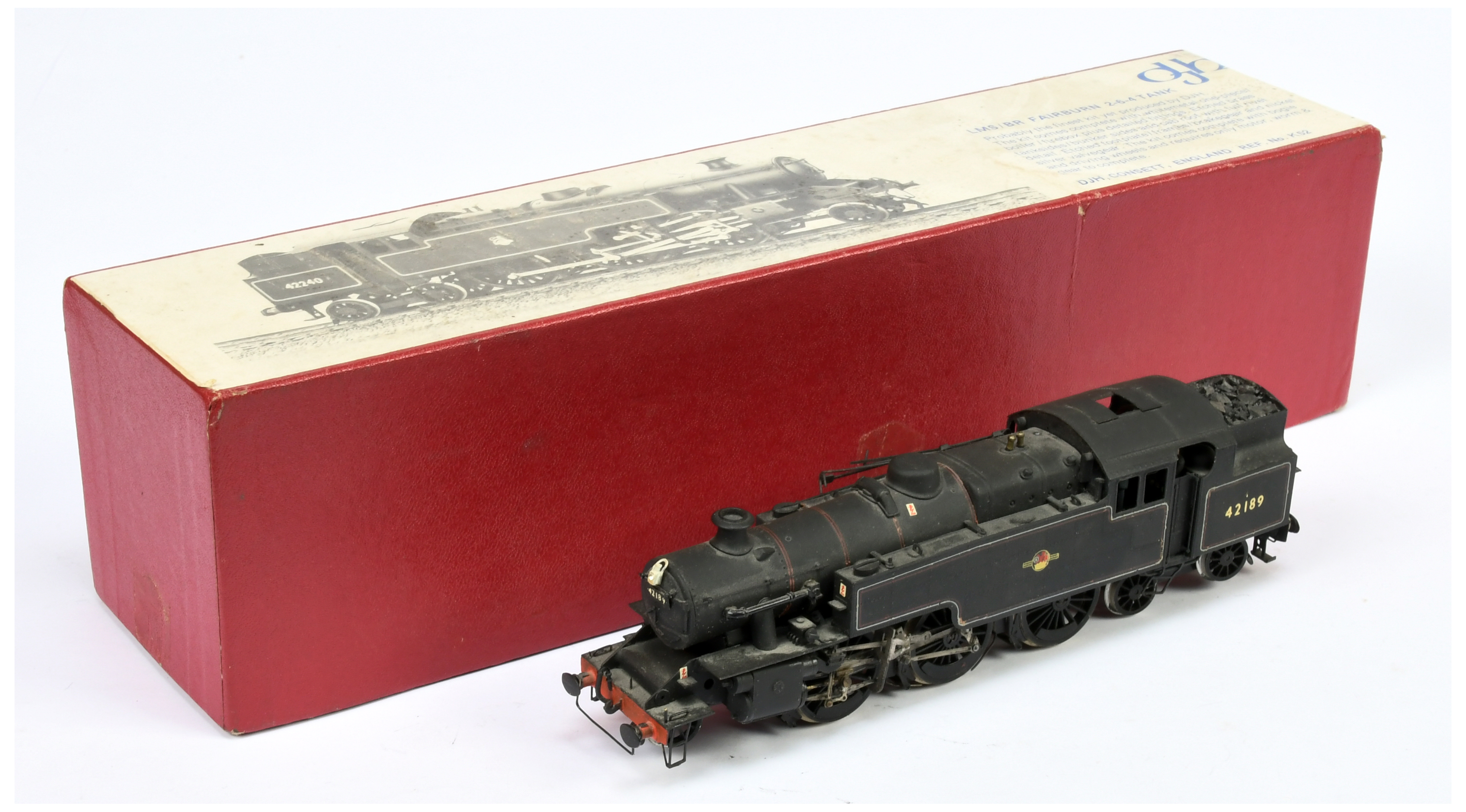 DJH Kitbuilt Ref K52 2-6-4 BR lined black Fairburn Tank Locomotive No.42136