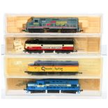 Model Power & Similar N Gauge group of American Outline Diesel Locomotives comprising of