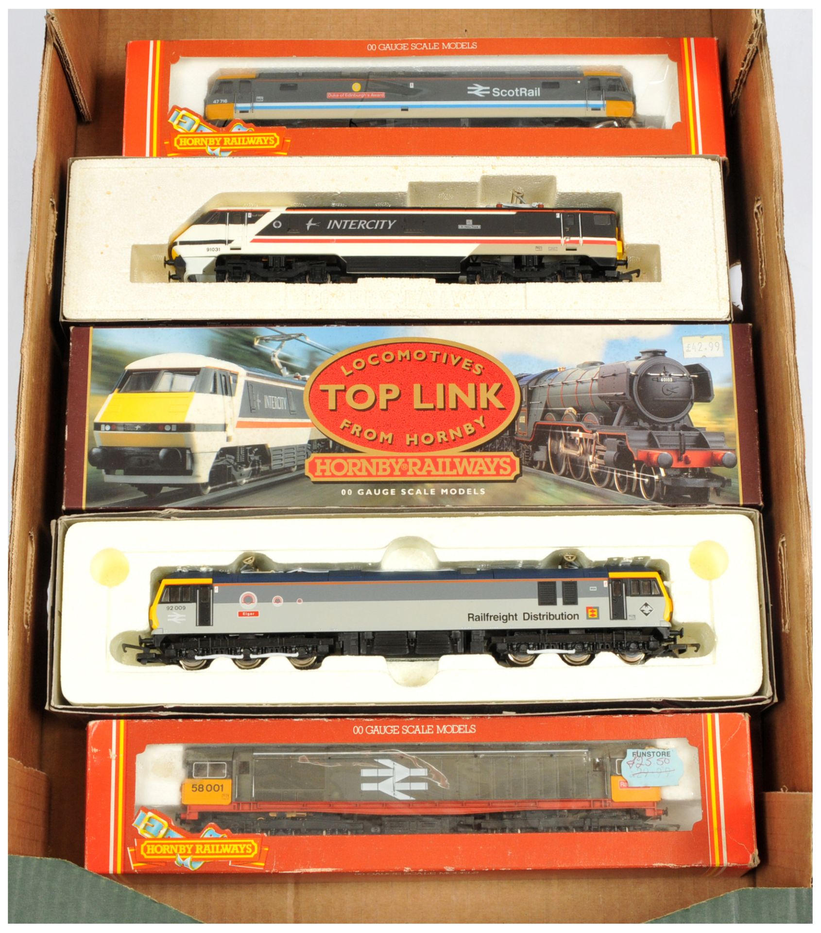 Hornby (GB) a group of Diesel Locomotives to include 