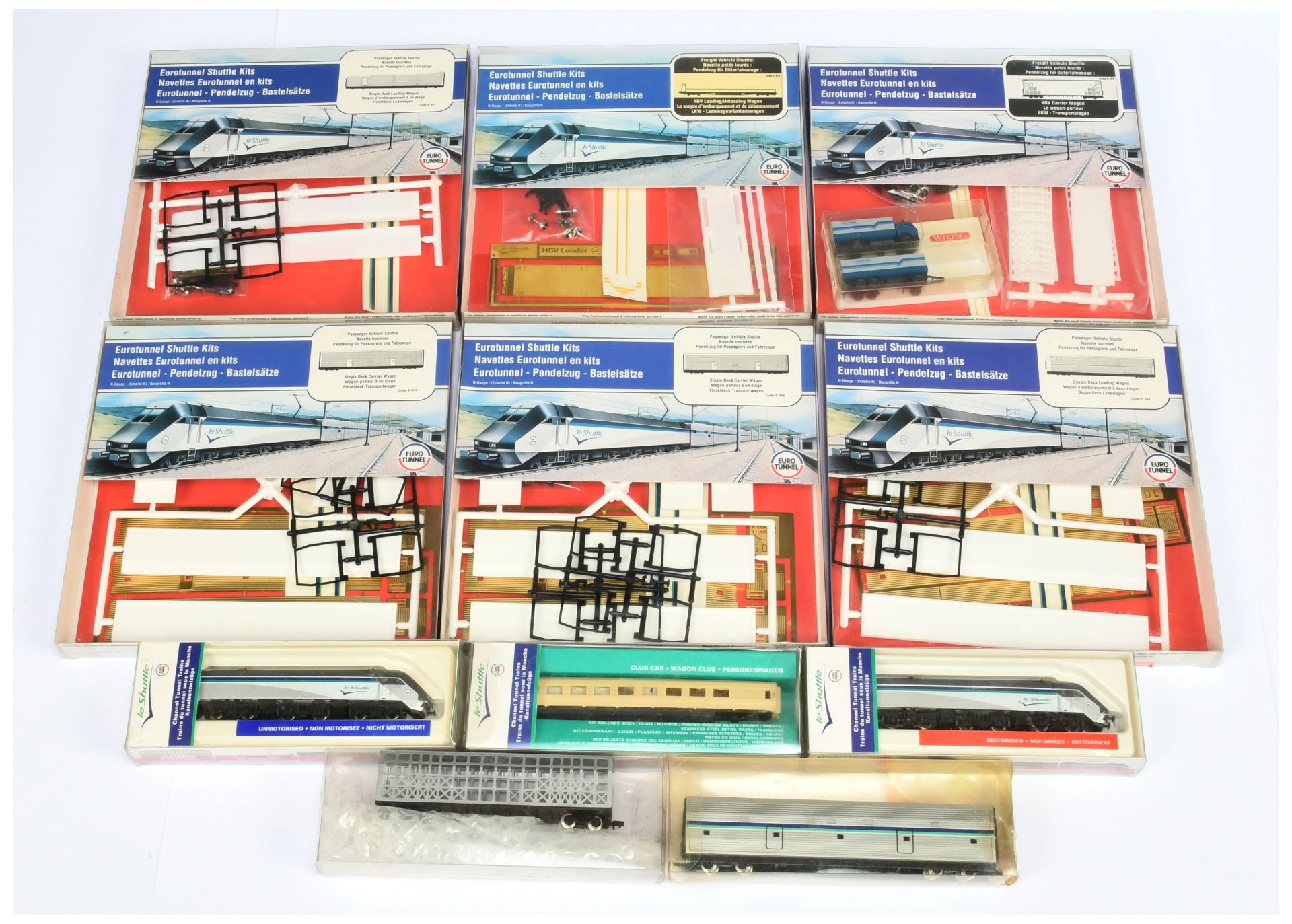 Le Shuttle & Eurotunnel Shuttle N Gauge kits