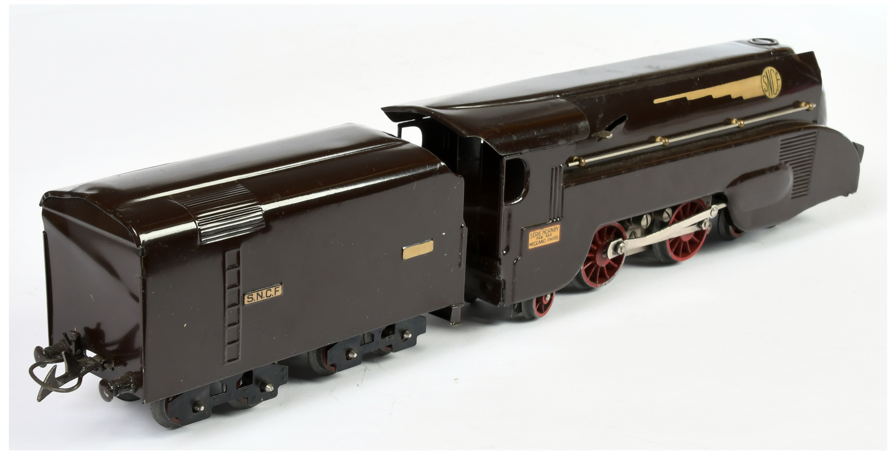 French Hornby O Gauge 4-4-2 SNCF Brown "Etoile Du Nord" 3-rail  - Image 2 of 2