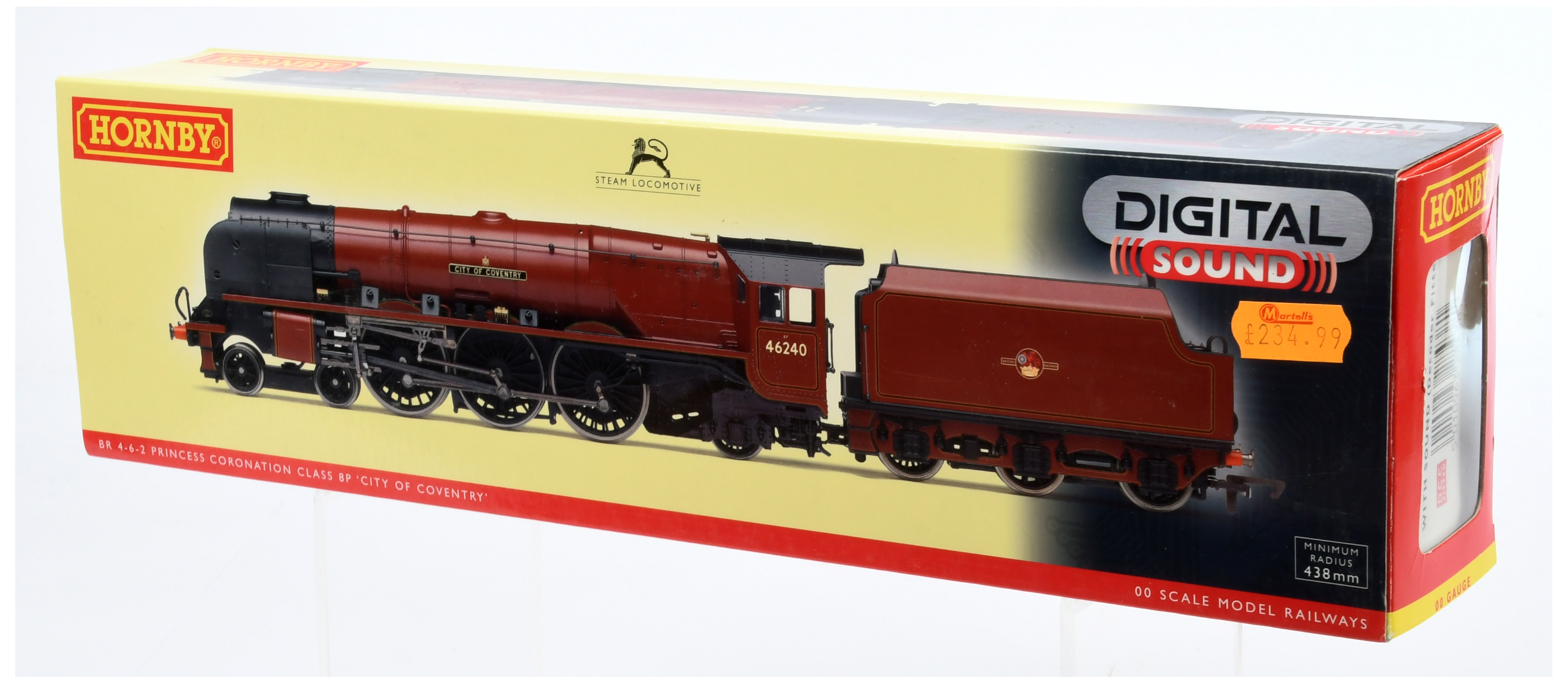 Hornby (China) R2894XS 4-6-2 Loco and Tender BR maroon Princess Coronation Class "City of Coventr...