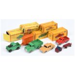 Dinky (Dublo Dinky) a boxed group of Vehicles to include