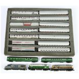 Kato, Bachmann & Similar N Gauge an unboxed group comprising of 