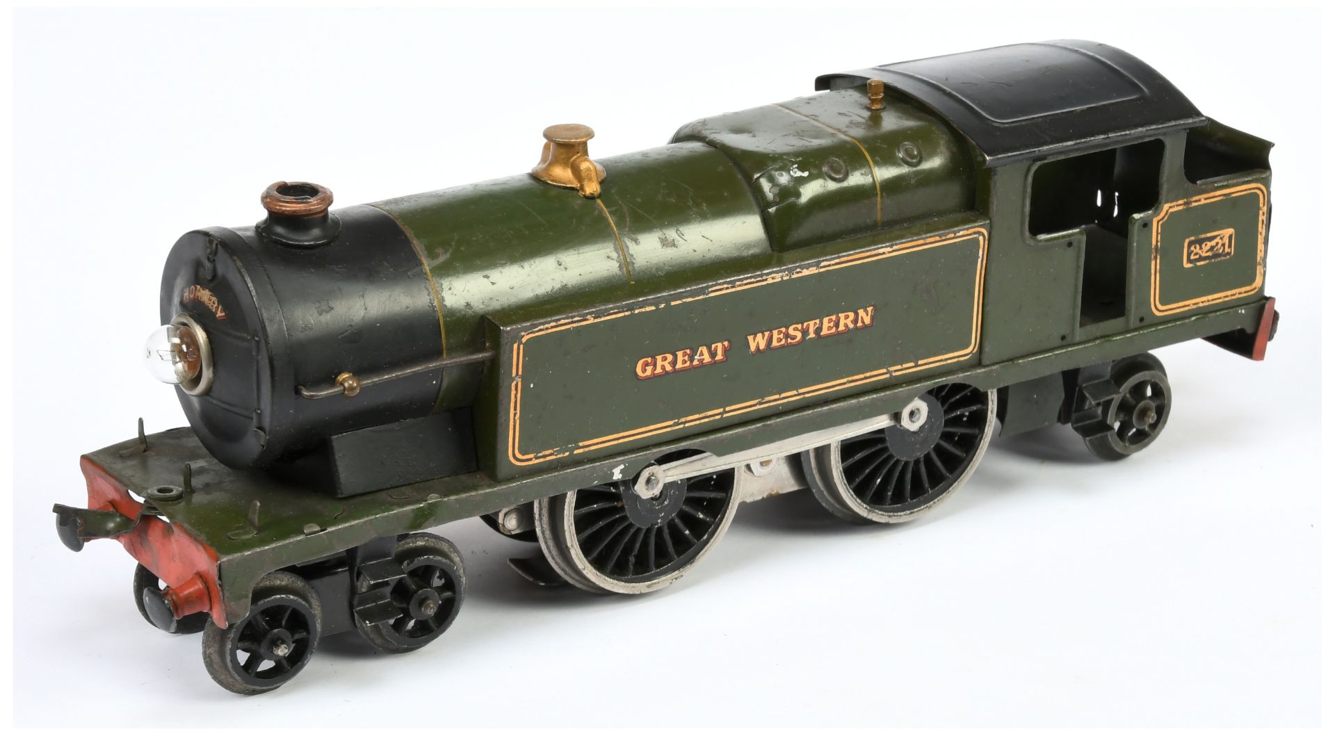 Hornby 0 Gauge E2/6 Special 4-4-2 GWR Green 2221 Tank Loco