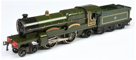 Hornby O Gauge No.3C 4-4-2 GWR Green "Caerphilly Castle" No.4073