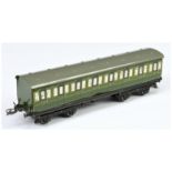 Hornby Series O Gauge SR Southern Green 1st / 3rd 9559 Coach